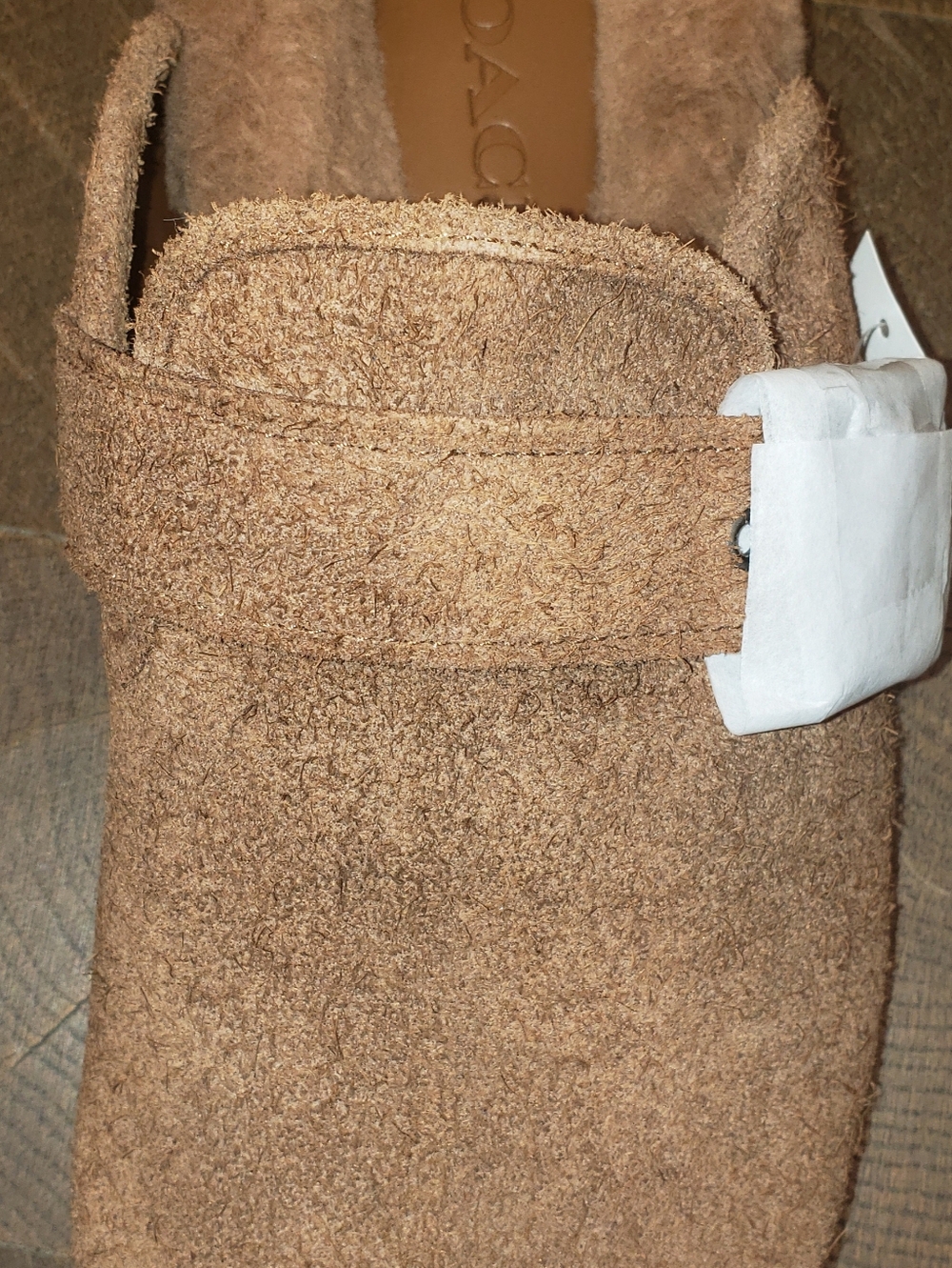 NWT COACH Genuine Nubuck Leather Genuine Shearling Sheepskin Lined Mules M8 W41